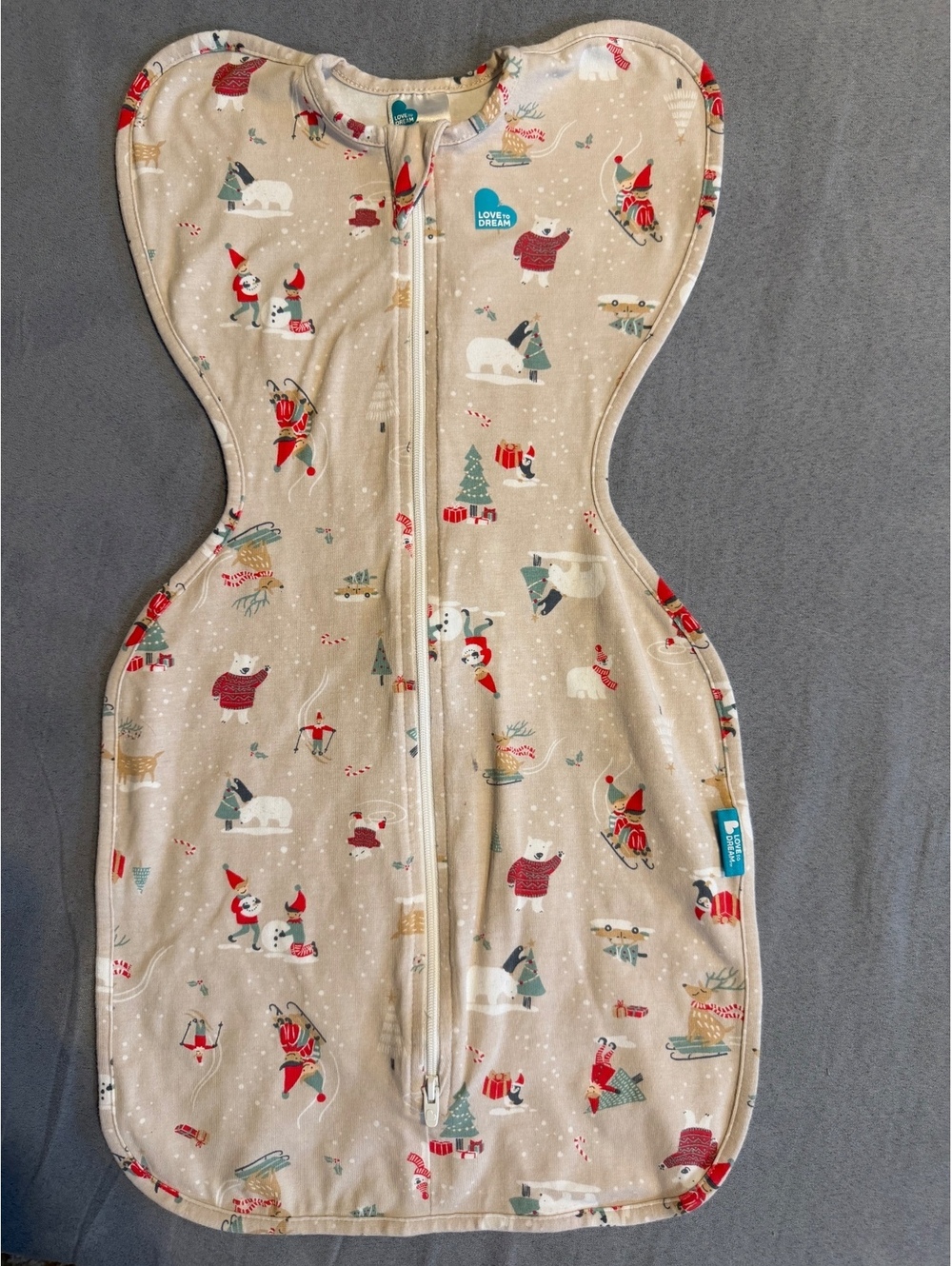 Love to Dream Christmas Swaddle Size Small